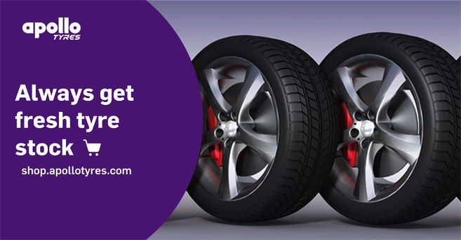 buy fresh tyres stock online with apollo tyres